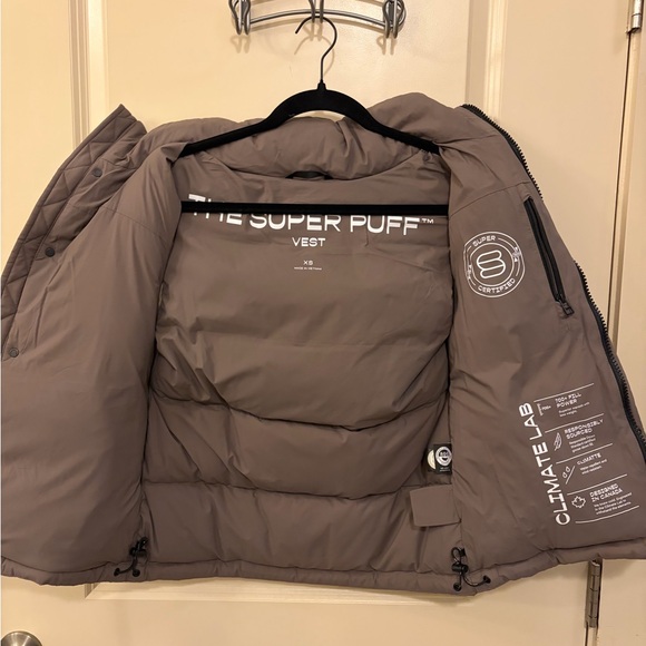 Aritzia Superpuff Vest Taupe - Picture 3 of 3